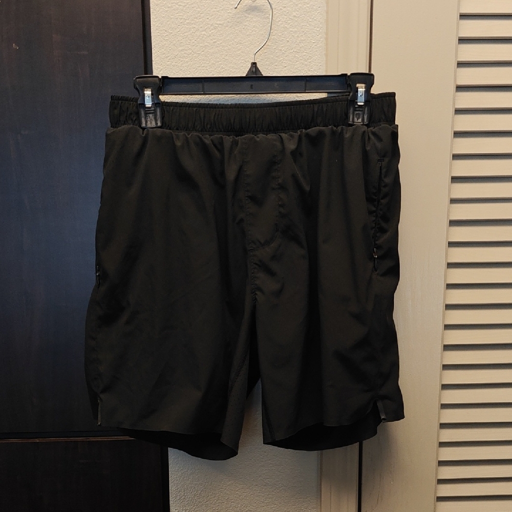 RHONE Black Athletic Shorts for Men